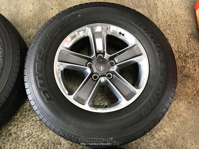ホイール・タイヤ・18インチ中古Jeepラングラー純正アルミ5本set中古