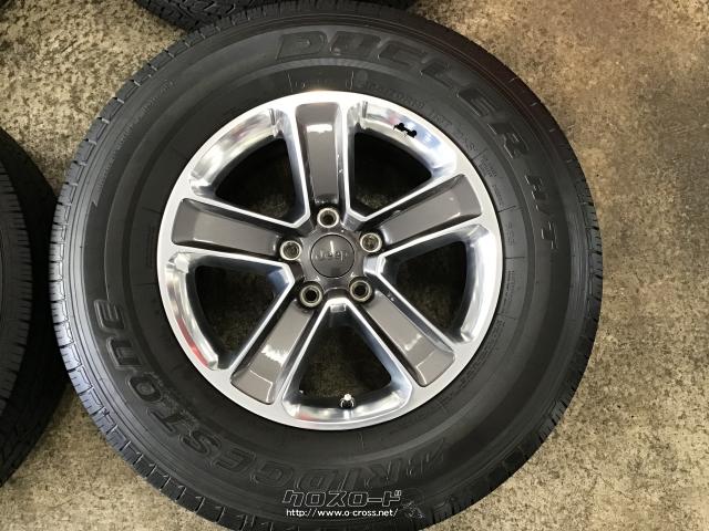 ホイール・タイヤ・18インチ中古Jeepラングラー純正アルミ5本set中古