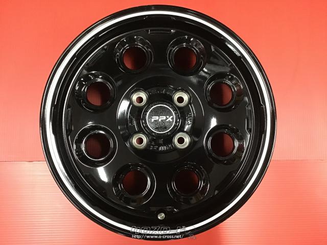 ホイール・14インチ新品PPX MIL8(GB/ホワイトライン)4本set