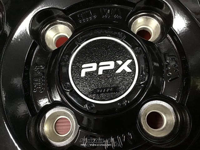ホイール・14インチ新品PPX MIL8(GB/ホワイトライン)4本set