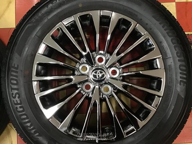 限定値下げ！R7・7月納車40系アルファード純正17インチ ホイール・タイヤ4本 ☆トヨタ 新型40系 アルファード エグゼクティブラウンジ 純正
