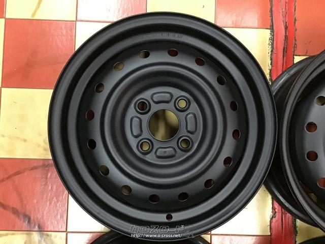 ホイール・14インチ中古塗装品スペーシア純正スチール4本set K43・ご