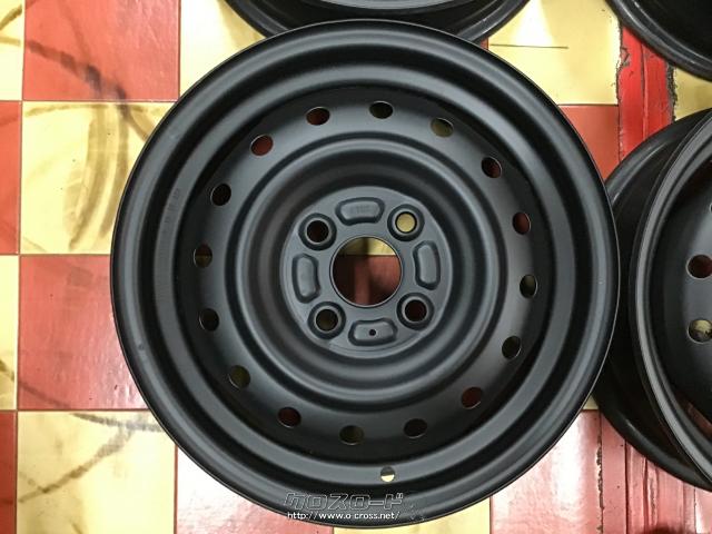 ホイール・14インチ中古塗装品スペーシア純正スチール4本set K43・ご