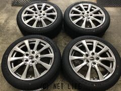 ホイール・タイヤ 17インチ中古エクシーダーE02　4本set新品タイヤ　J64