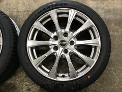 ホイール・タイヤ 17インチ中古エクシーダーE02 4本set新品タイヤ J64