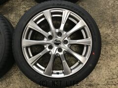 ホイール・タイヤ 17インチ中古エクシーダーE02 4本set新品タイヤ J64