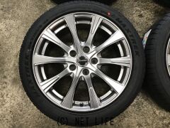 ホイール・タイヤ 17インチ中古エクシーダーE02 4本set新品タイヤ J64