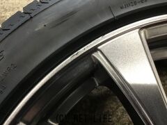 ホイール・タイヤ 17インチ中古エクシーダーE02 4本set新品タイヤ J64