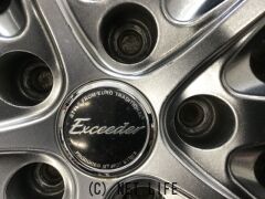 ホイール・タイヤ 17インチ中古エクシーダーE02 4本set新品タイヤ J64