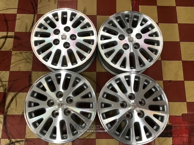 ホイール・15インチ中古170系クラウンロイヤル純正アルミ4本set J37 