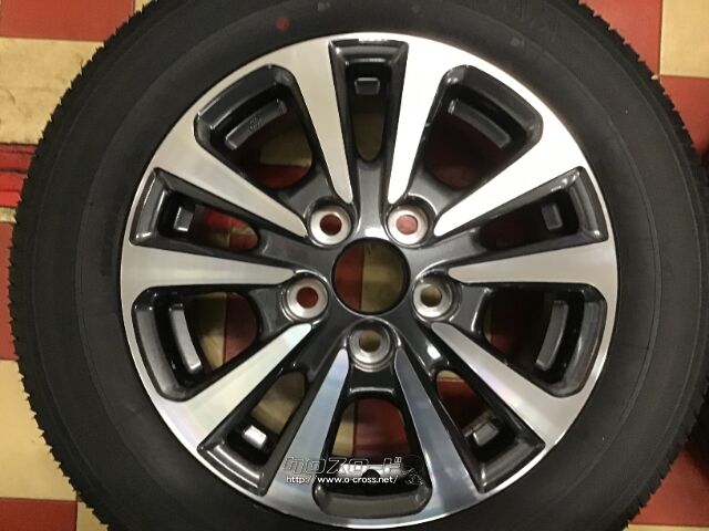 送料込み⭐︎TOYOTA エスクァイア アルミホイール 15インチ 中古 ホイール・タイヤ・15インチ中古エスクァイア純正アルミ4本set