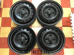 ホイール 13インチ中古塗装品ミラ純正スチール4本set　K32