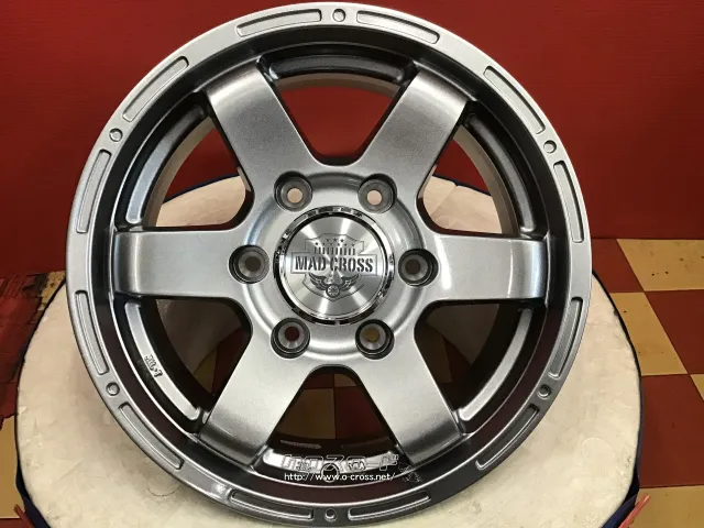 ホイール・15インチ新品マッドクロスMC-76（DS)4本set・6.98万円