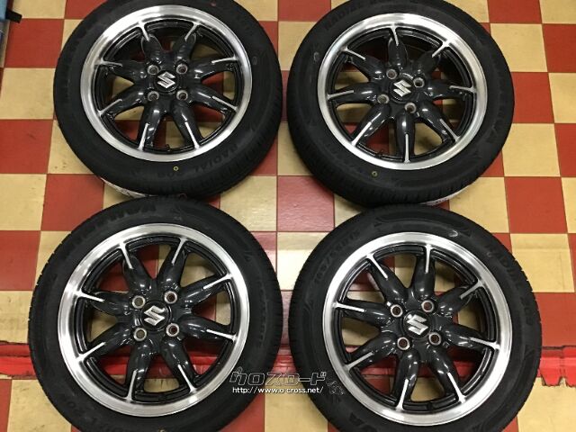 ホイール・タイヤ・15インチ中古アルトRS純正アルミ4本set新品タイヤ 