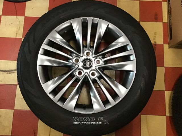 ホイール・タイヤ・18インチ中古40系アルファード純正アルミ1本のみ 
