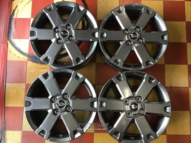 ① 中古 ダイハツ タフト 純正 ホイール 15インチ ２本 ファンクロス ① 中古 ダイハツ タフト 純正 ホイール 15インチ 2本 ファン