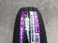 タイヤ・15インチ新品トーヨーH30（ホワイトレター）195/80R15 1本