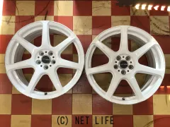 ホイール 18インチ中古WORKエモーションWFT 2本set J67