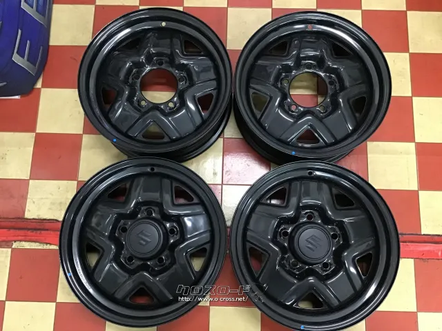 ジムニー純正16インチホイール　4本セット ホイール・16インチ【新車外し】ジムニー純正スチール4本set