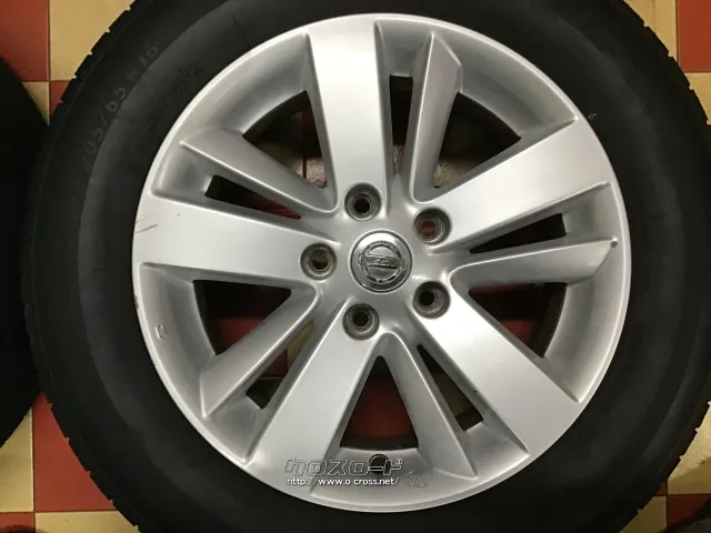 ホイール・タイヤ 16インチ中古ティアナ純正アルミ4本set中古タイヤ J45