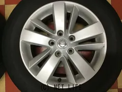 ホイール・タイヤ 16インチ中古ティアナ純正アルミ4本set中古タイヤ　J45