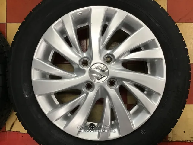 ホイール・タイヤ 14インチ中古スペーシア純正アルミ4本set新品タイヤ K33