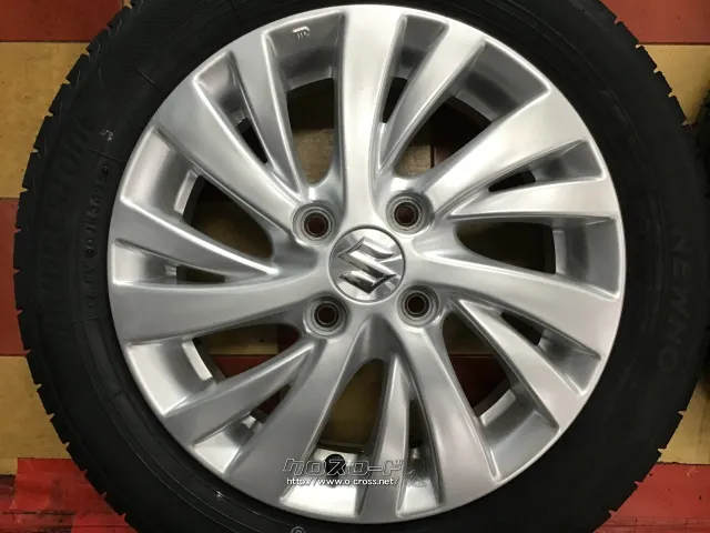 ホイール・タイヤ 14インチ中古スペーシア純正アルミ4本set新品タイヤ K33