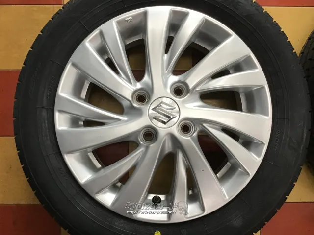 ホイール・タイヤ 14インチ中古スペーシア純正アルミ4本set新品タイヤ K33