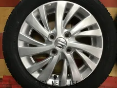 ホイール・タイヤ 14インチ中古スペーシア純正アルミ4本set新品タイヤ K33