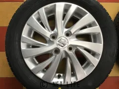 ホイール・タイヤ 14インチ中古スペーシア純正アルミ4本set新品タイヤ K33