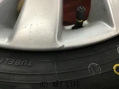 ホイール・タイヤ 14インチ中古スペーシア純正アルミ４本set新品タイヤ　K33