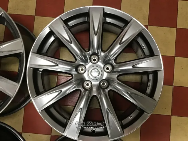 ホイール 19インチ中古スカイラインクーペ純正アルミ4本set J37