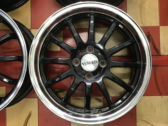 ホイール 16インチ中古品社外スポークアルミホイール4本set K63