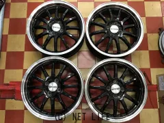 ホイール 16インチ中古品社外スポークアルミホイール4本set　K63