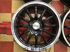 ホイール 16インチ中古品社外スポークアルミホイール4本set　K63