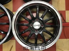 ホイール 16インチ中古品社外スポークアルミホイール4本set　K63