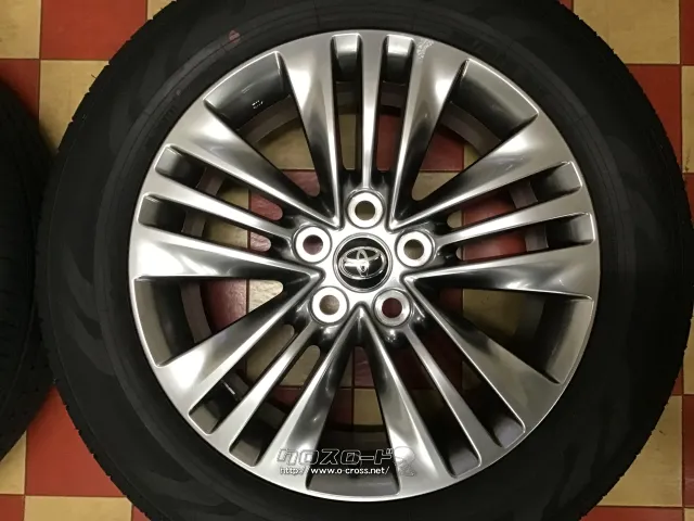 ホイール・タイヤ 18インチ【新車外し】40系アルファード純正アルミ4本set国産タイヤ J31