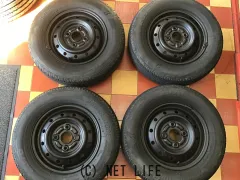 ホイール・タイヤ・12インチ中古エブリィ純正スチール4本set中古国産