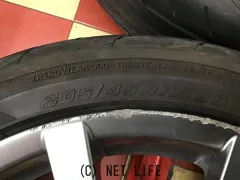 ホイール・タイヤ 17インチ中古ロードスター純正アルミ４本set中古国産タイヤ　j48