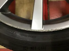 ホイール・タイヤ 17インチ中古ロードスター純正アルミ４本set中古国産タイヤ　j48