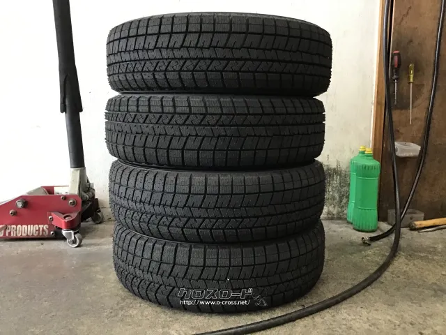 A73　155/65R14　ダンロップ　スタッドレス　4本　サイド小傷　自家塗装 A73 155/65R14 ダンロップ スタッドレス 4本 サイド小傷 自家塗装
