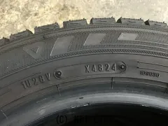 タイヤ 14インチ中古ダンロップ・スタッドレス155/65R14　４本×９分山取付工賃込