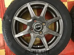ホイール・タイヤ 14インチ中古品（廃番）レアマイスターSN-08　４本set新品国産タイヤ　K6