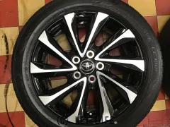 ホイール・タイヤ 17インチ中古【美品】90系ノア純正アルミ４本set国産タイヤ　J41