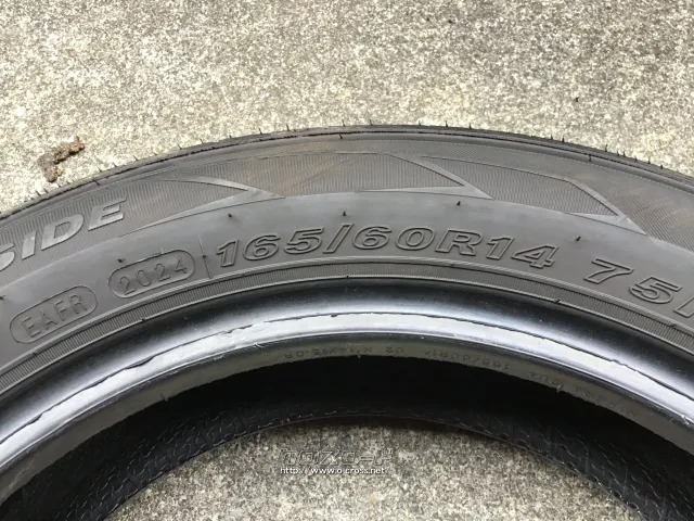 タイヤ 14インチ中古ロードストーン165/60R14 4本×7~8分山取付工賃込み