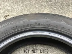 タイヤ 14インチ中古ロードストーン165/60R14　4本×7～８分山取付工賃込み