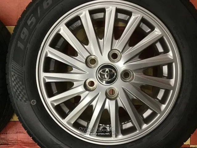 ホイール・タイヤ 15インチ中古ヴォクシー純正アルミ4本set新品タイヤ J41
