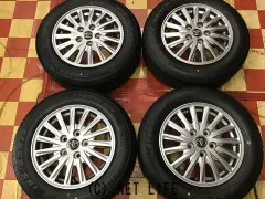 ホイール・タイヤ 15インチ中古ヴォクシー純正アルミ4本set新品タイヤ J41