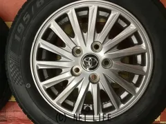 ホイール・タイヤ 15インチ中古ヴォクシー純正アルミ4本set新品タイヤ　J41