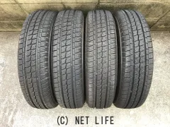 タイヤ 12インチ中古ダンロップ・スタッドレス145/80R12 4本×8分山取付工賃込